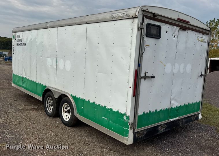 image for item EH7471 2015 Doolittle enclosed cargo trailer