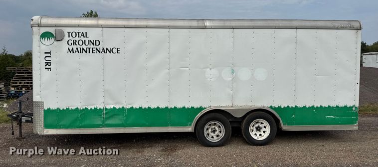 image for item EH7471 2015 Doolittle enclosed cargo trailer
