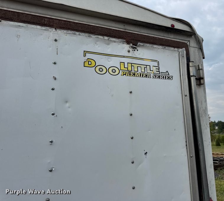 image for item EH7471 2015 Doolittle enclosed cargo trailer