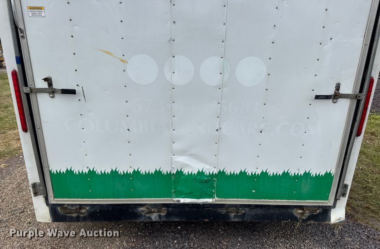 image for item EH7471 2015 Doolittle enclosed cargo trailer