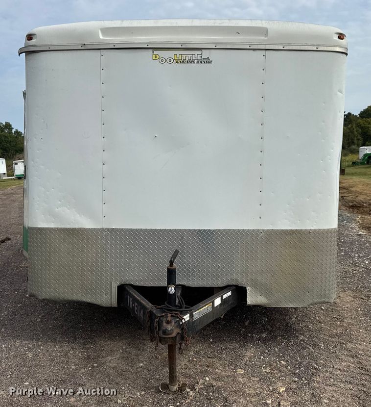 image for item EH7472 2014 Doolittle enclosed cargo trailer