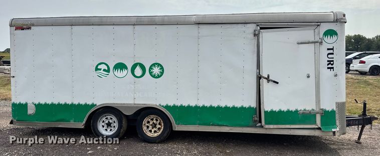 image for item EH7472 2014 Doolittle enclosed cargo trailer