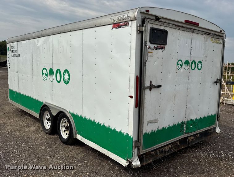image for item EH7472 2014 Doolittle enclosed cargo trailer