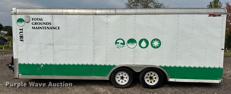 image for item EH7472 2014 Doolittle enclosed cargo trailer