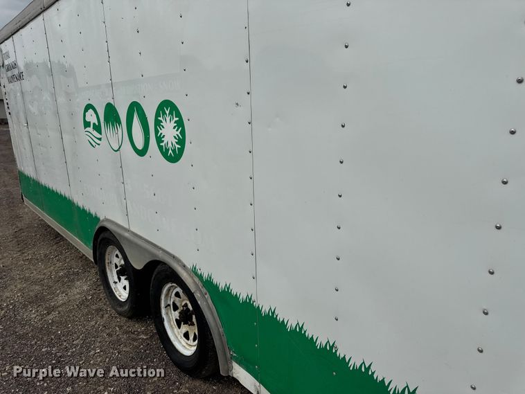 image for item EH7472 2014 Doolittle enclosed cargo trailer