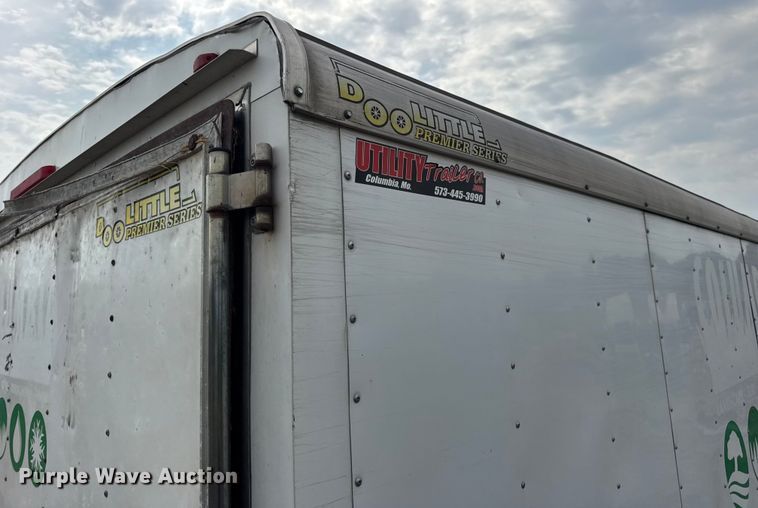 image for item EH7472 2014 Doolittle enclosed cargo trailer