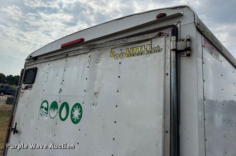 image for item EH7472 2014 Doolittle enclosed cargo trailer