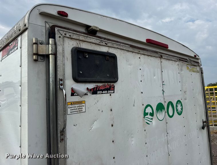 image for item EH7472 2014 Doolittle enclosed cargo trailer