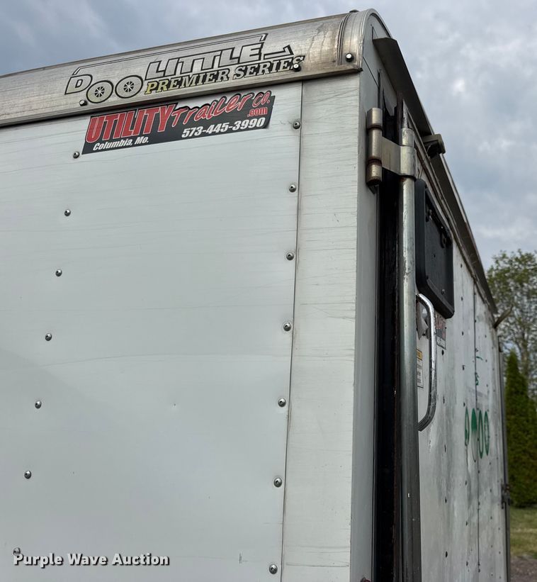 image for item EH7472 2014 Doolittle enclosed cargo trailer