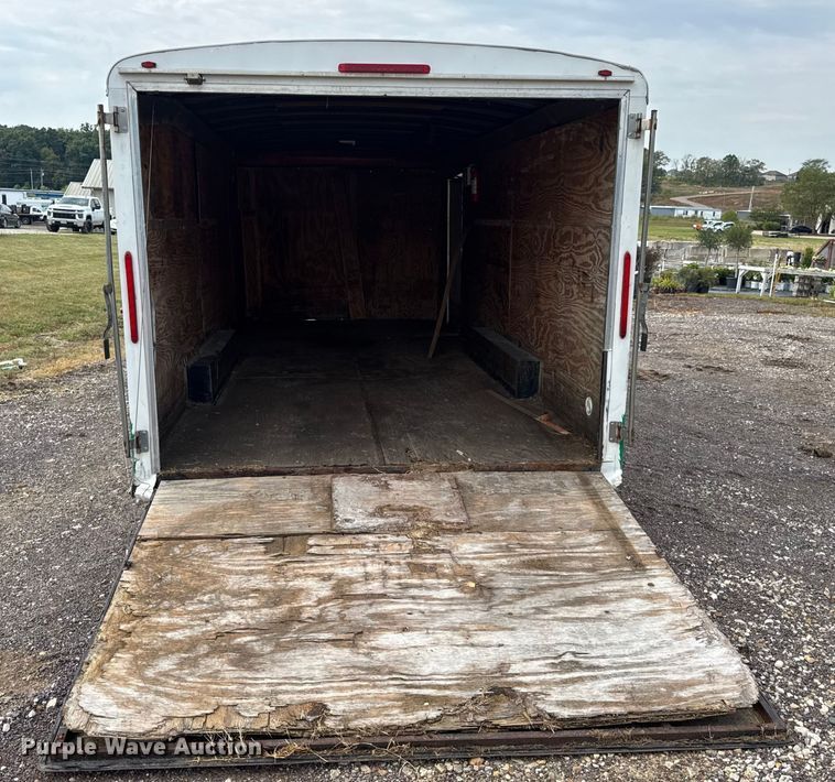 image for item EH7472 2014 Doolittle enclosed cargo trailer