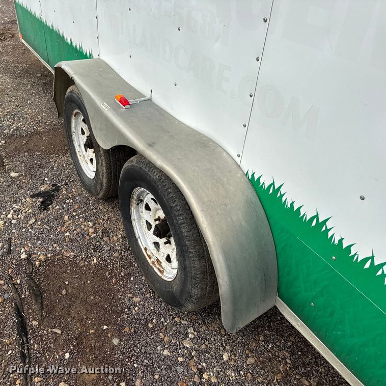image for item EH7473 2010 Doolittle enclosed cargo trailer