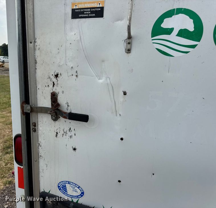 image for item EH7473 2010 Doolittle enclosed cargo trailer