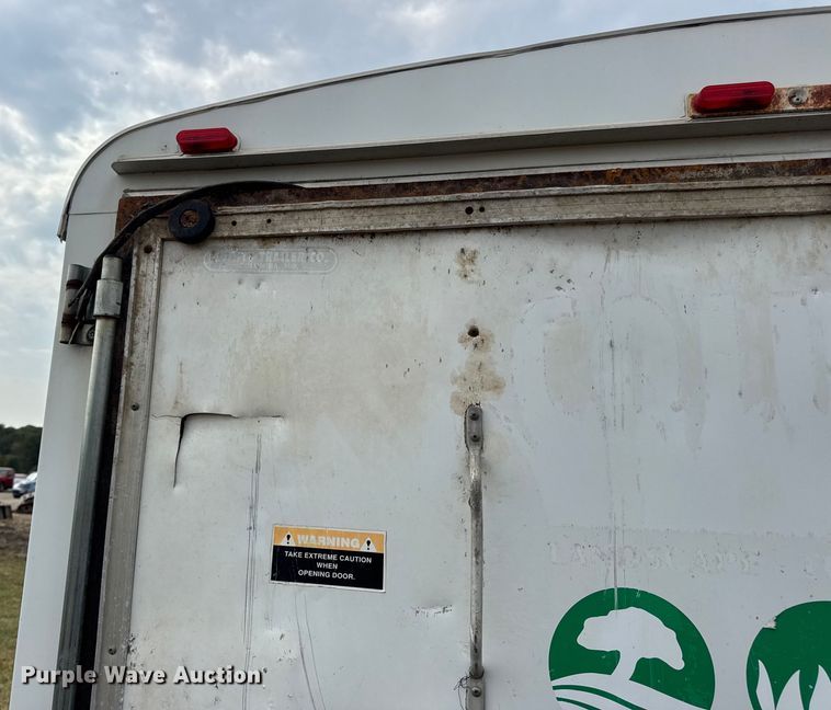 image for item EH7473 2010 Doolittle enclosed cargo trailer