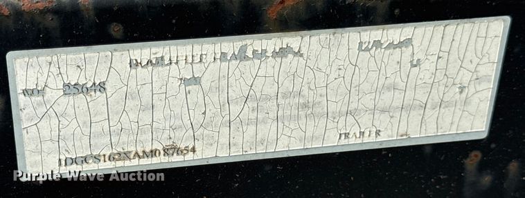 image for item EH7473 2010 Doolittle enclosed cargo trailer