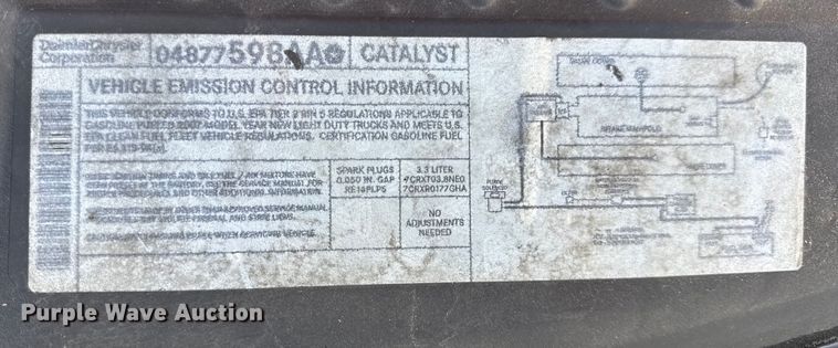 image for item EH7474 2007 Chrysler Town & Country LX SUV