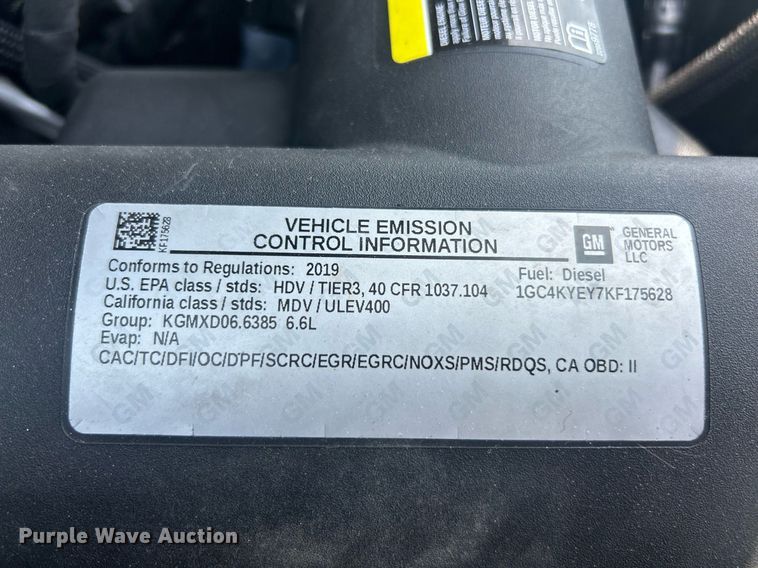 image for item EK8211 2019 Chevrolet Silverado 3500HD High Country  Crew Cab pickup truck