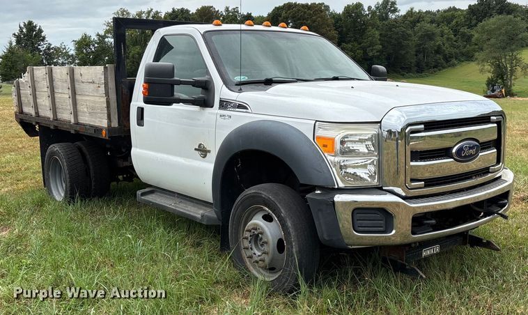 image for item EN5569 2013 Ford F550 dump flatbed truck