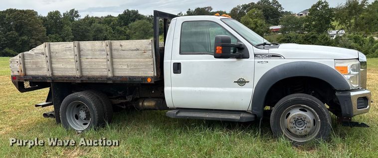image for item EN5569 2013 Ford F550 dump flatbed truck