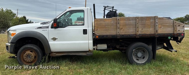image for item EN5569 2013 Ford F550 dump flatbed truck