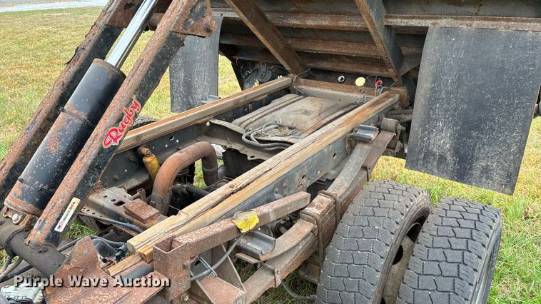 image for item EN5569 2013 Ford F550 dump flatbed truck