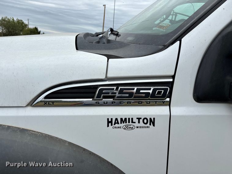 image for item EN5569 2013 Ford F550 dump flatbed truck