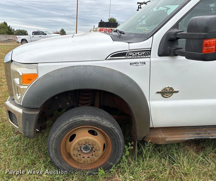 image for item EN5569 2013 Ford F550 dump flatbed truck