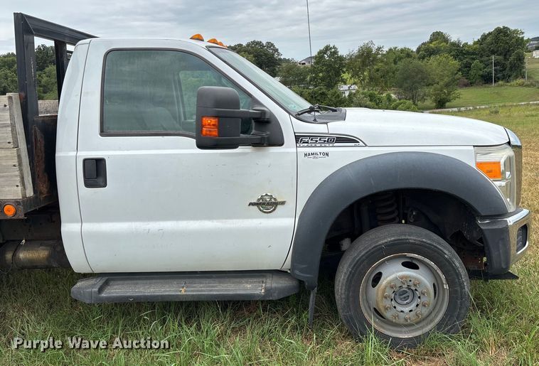 image for item EN5569 2013 Ford F550 dump flatbed truck