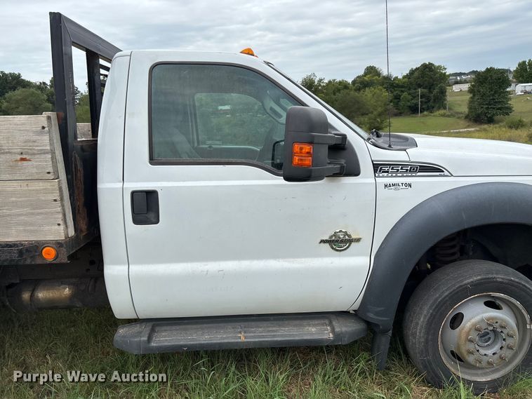 image for item EN5569 2013 Ford F550 dump flatbed truck