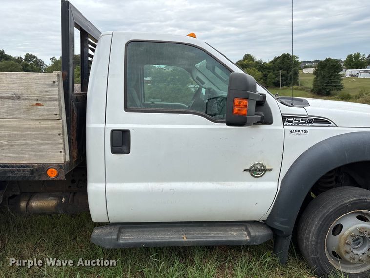 image for item EN5569 2013 Ford F550 dump flatbed truck