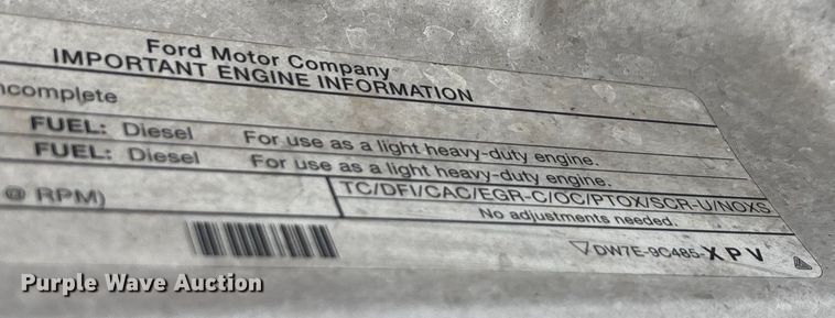 image for item EN5569 2013 Ford F550 dump flatbed truck