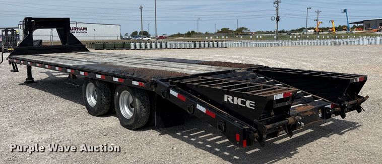 image for item EN5586 2018 Rice D0G25245 equipment trailer