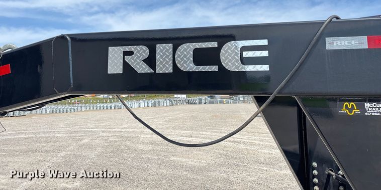 image for item EN5586 2018 Rice D0G25245 equipment trailer
