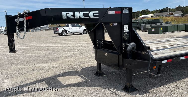 image for item EN5586 2018 Rice D0G25245 equipment trailer