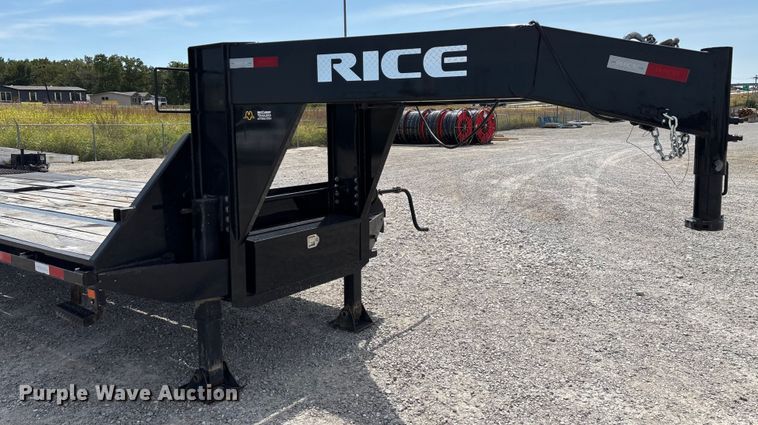 image for item EN5586 2018 Rice D0G25245 equipment trailer