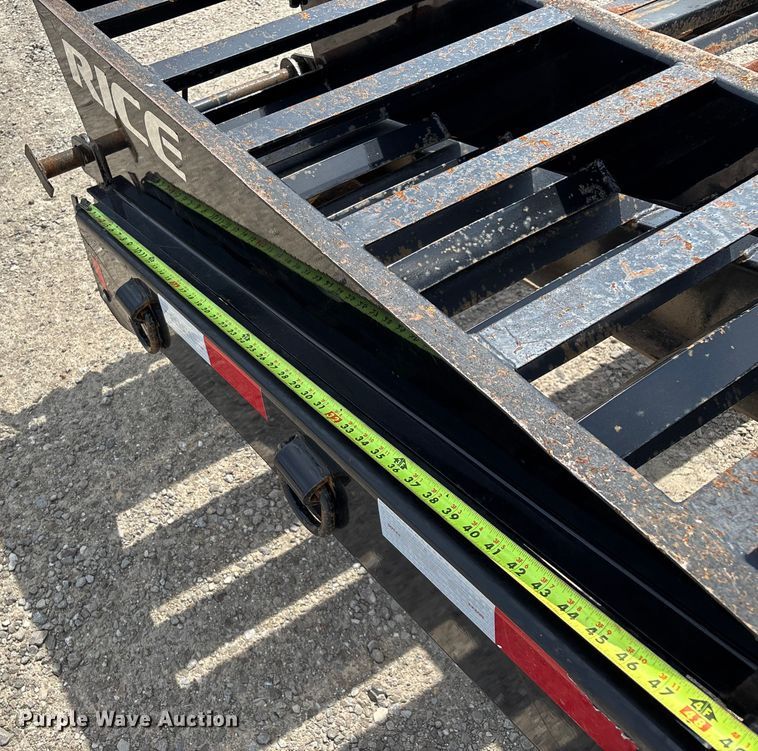 image for item EN5586 2018 Rice D0G25245 equipment trailer