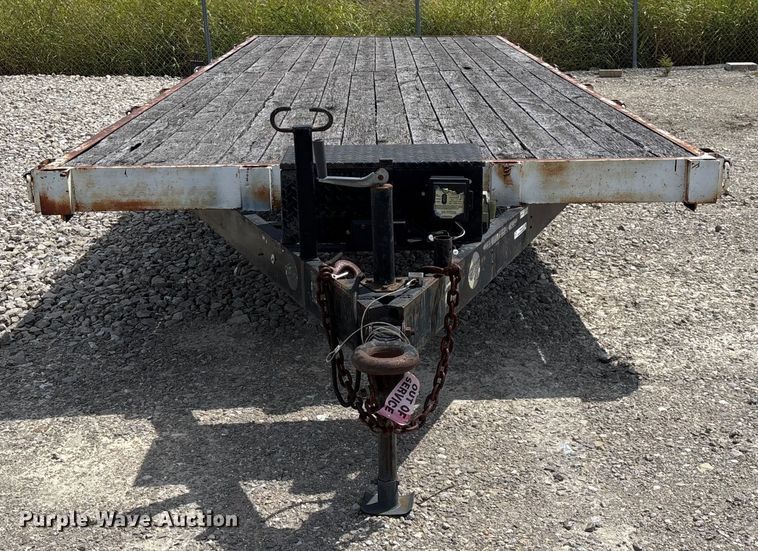 image for item EN5587 1982 Shop built equipment trailer