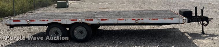 image for item EN5587 1982 Shop built equipment trailer