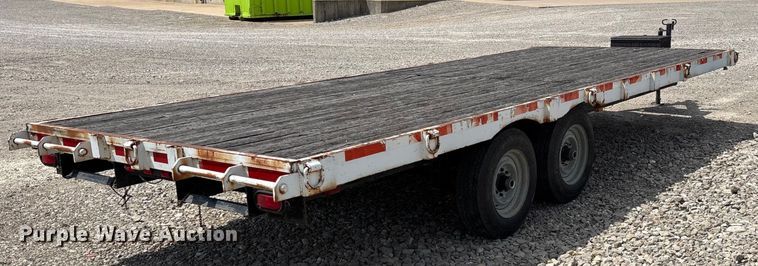 image for item EN5587 1982 Shop built equipment trailer