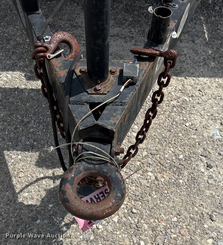 image for item EN5587 1982 Shop built equipment trailer