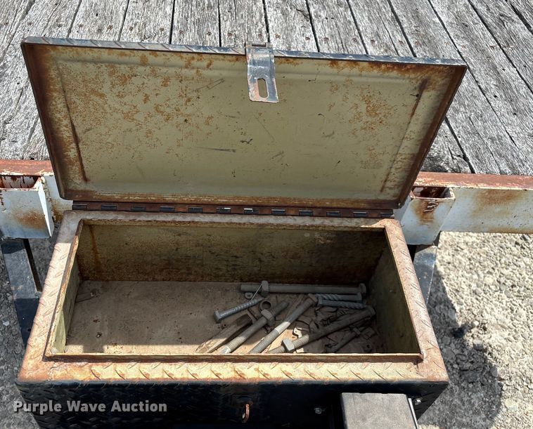 image for item EN5587 1982 Shop built equipment trailer