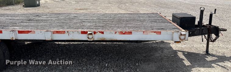 image for item EN5587 1982 Shop built equipment trailer