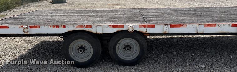 image for item EN5587 1982 Shop built equipment trailer