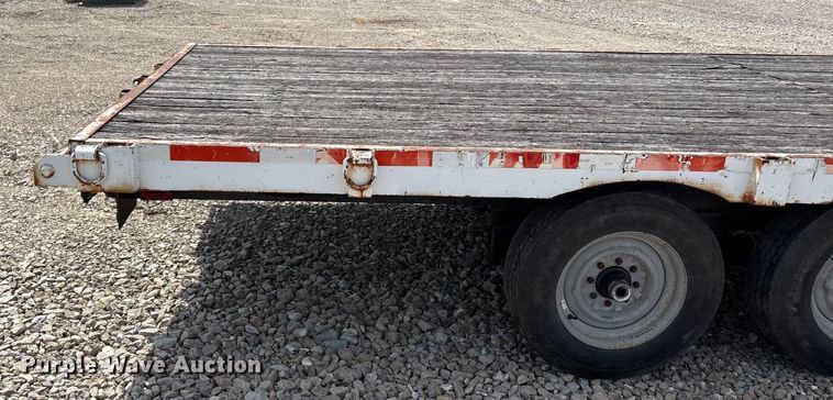 image for item EN5587 1982 Shop built equipment trailer