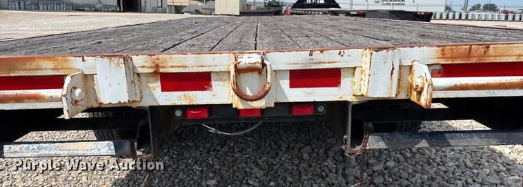 image for item EN5587 1982 Shop built equipment trailer