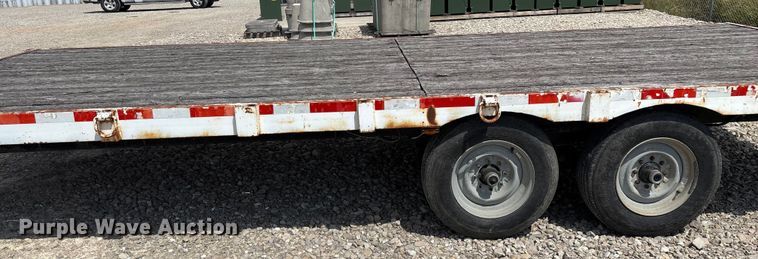 image for item EN5587 1982 Shop built equipment trailer
