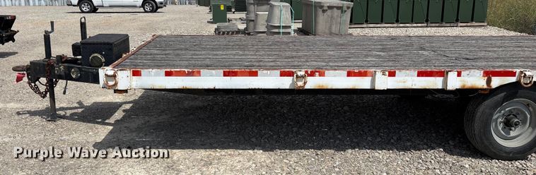 image for item EN5587 1982 Shop built equipment trailer