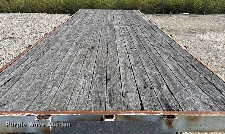 image for item EN5587 1982 Shop built equipment trailer