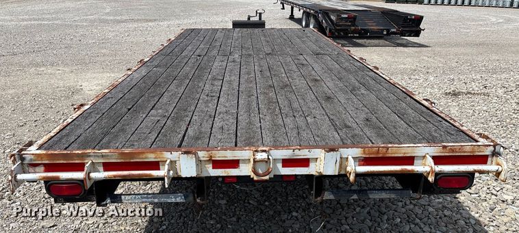 image for item EN5587 1982 Shop built equipment trailer