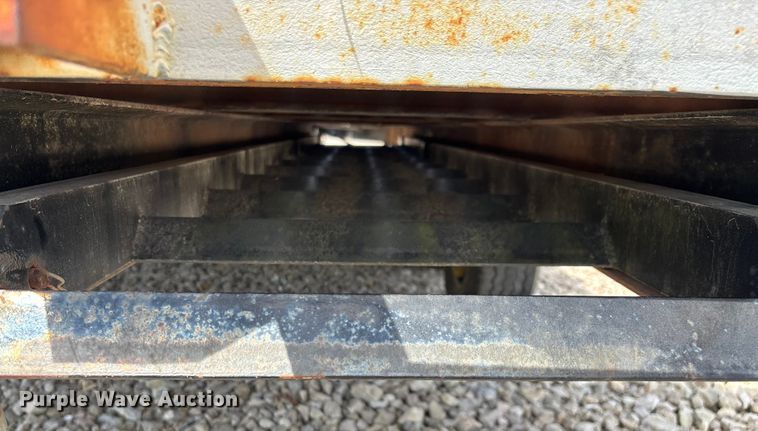 image for item EN5587 1982 Shop built equipment trailer