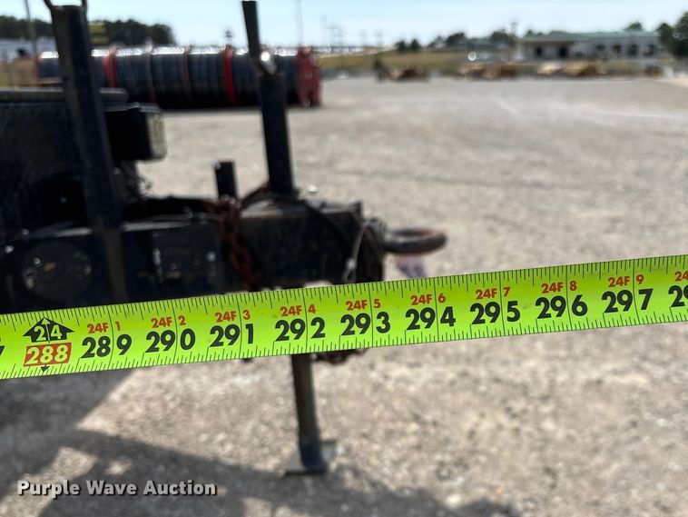 image for item EN5587 1982 Shop built equipment trailer